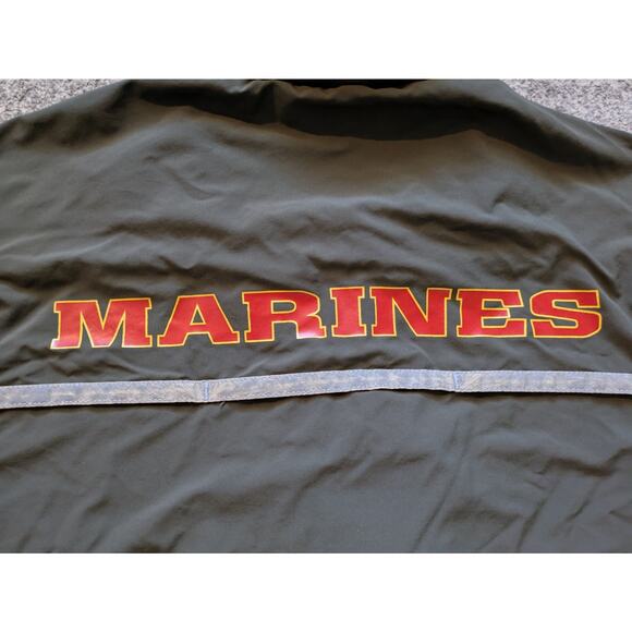New Balance USMC MARINES OFFICIAL PT Running Suit Jacket OD Green USA - SMALL - Picture 15 of 16